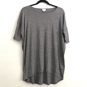 Lularoe XS Irma super soft grey tee
